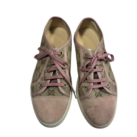 Gucci Beige + Pink Shoes, 39 - Picture 2 of 3